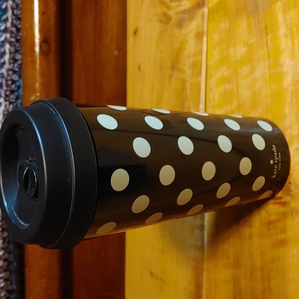 KATE SPADE ACRYLIC DRINK TUMBLER